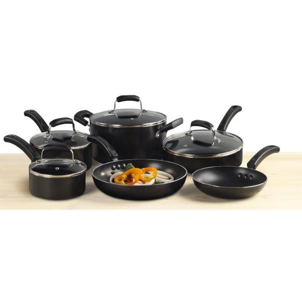 Basic Essentials 10 Pieces Aluminum Non Stick Cook